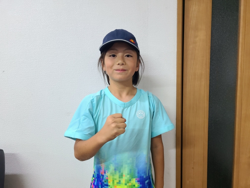 2024　八王子テニスアカデミージュニアグリーンボール小学生大会　優勝　廣瀬　理世　選手