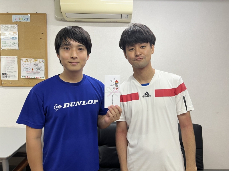 2024　中級男子 10月大会　優勝 　保谷・細谷組